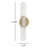 Anston Steel Armed Sconce-23264377