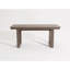 67"Hdpe Outdoor Dining Table, Weather Resistant, Seats 6, Space Saving Chair Push In Design-841978556