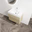 Meuble-lavabo simple 29,5 po avec plateau en résine Caria-119734733
