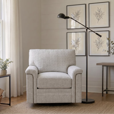 Weston 36" Upholstered Swivel Chair