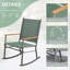 Chaises berçantes de patio pour 2 personnes-1895964415