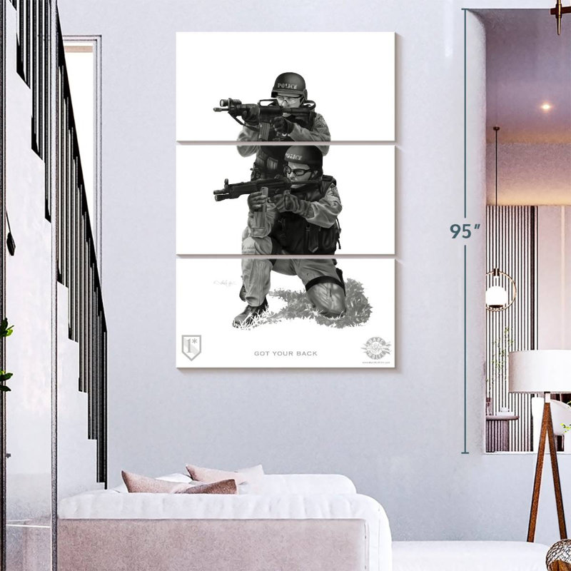 Got Your Back, 74" H x 48" W