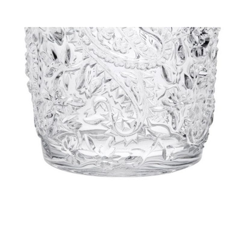 Verres à motif cachemire en acrylique, 13 oz liq., Clair