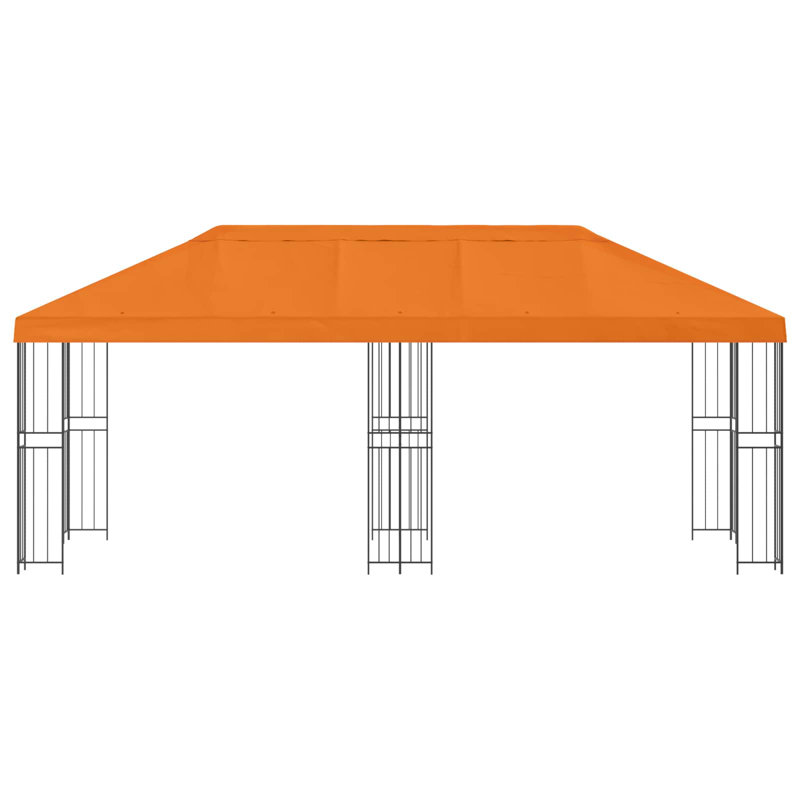 Vidaxl Gazebo Polyester And Steel, Orange