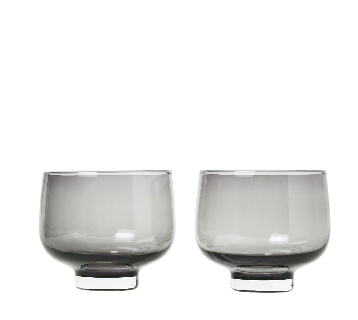 Flow Drinking Glass, Smoke