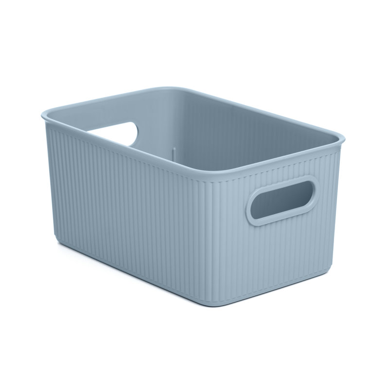 Cube en plastique, Pierre bleue, H 5 po x l 10,5 po x P 7 po