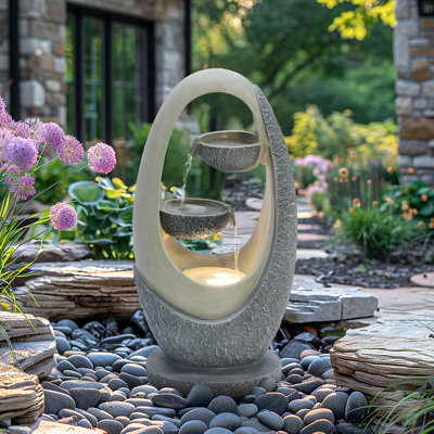  Charles Bentley Loire Cascading Water Feature - Mains Powered