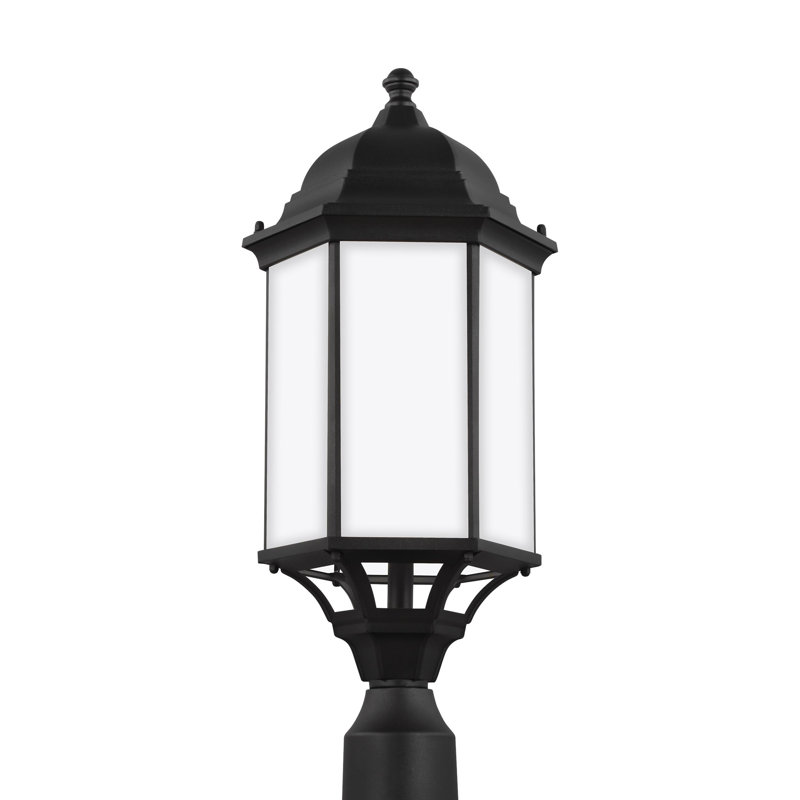 Abernethy Frosted Lantern Head, Black, No