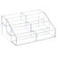 3 Tier Multimedia Tabletop Storage