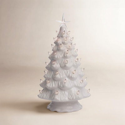 Lighted Ceramic Christmas Tree