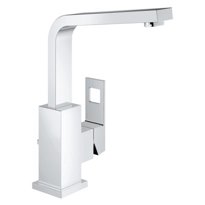 Robinet de salle de bain à un trou avec drain Eurocube®