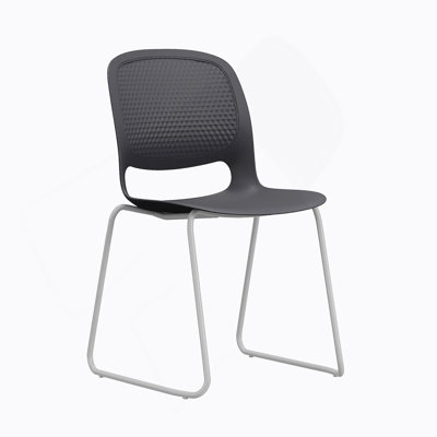 A Set Of 4 Stacking Chairs