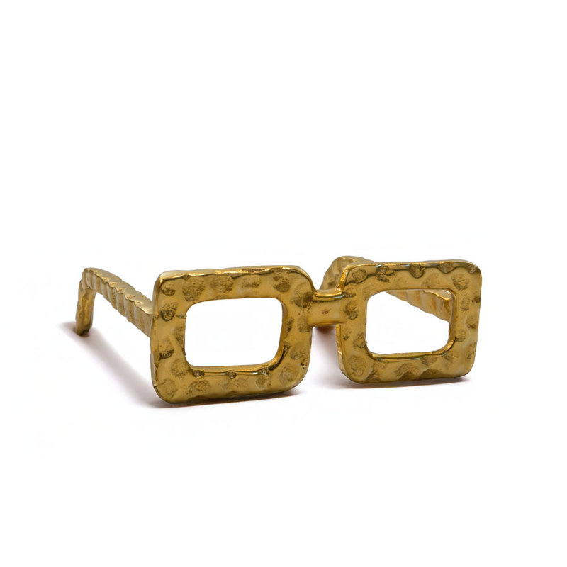 Winooski Gafas Square Silver Spectacles, Gold