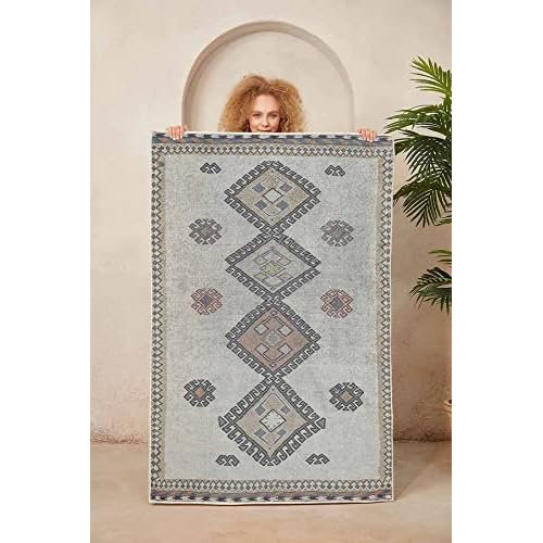 Kwiete Machine Woven / Power Loomed Area Rug, Rectangle 80 x 150cm