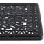 Mobilier de patio noir avec coussins - structure en aluminium, corrosion, conception ergonomique toutes saisons, sièges confortables résistants aux intempéries