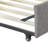 Daybed With Two Drawers Trundle Upholstered Tufted Sofa Bed, Linen Fabric-723270549-723270548