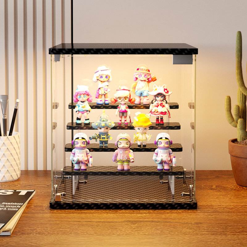 Display Cabinet, Carbon Fiber Black