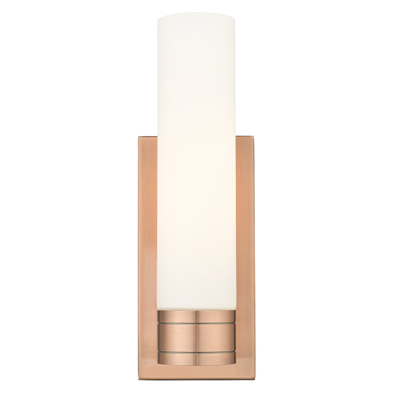 Ballston - Jaxson - 1 Light 5" Sconce with 11"H Shade, Antique Copper, Light Smoke