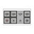 ILVE Nostalgie II Series Noblesse 48 inch Dual Fuel Range with 8 Sealed Burners, Griddle (Glass Door)-112295452-112295450