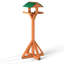 Annais Wood Freestanding Hopper Bird Feeder
