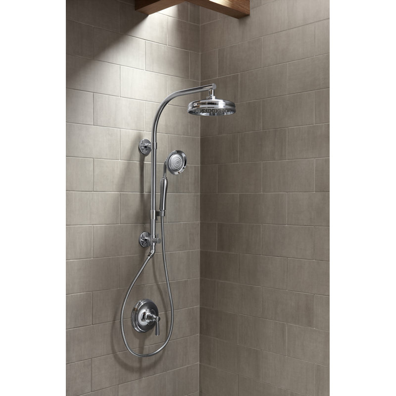 Hydrorail -R Arch Shower Column, Vibrant Titanium