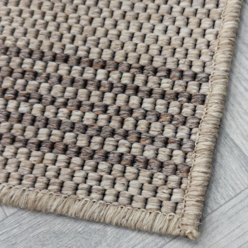 Runner Solid Colour Looped / Hooked Area Rug, Runner 66 x 210 cm