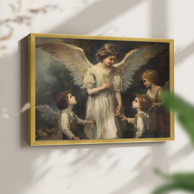 Angels From Above-CXI -Framed Print - Restickable, 8" H x 10" W