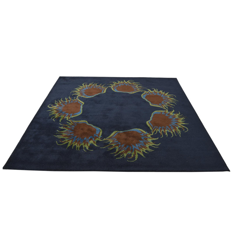 Tapis bleu marine 7 pi Percy
