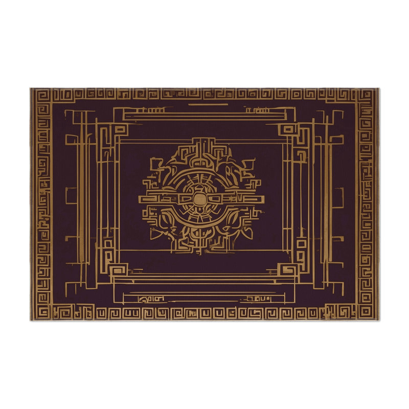 Byzantine Elegance Indoor And Outdoor Area Rug, Rectangle 9' x 12'