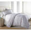Ensemble de couette réversible Southshore Fine Linens Secret Meadow bleu, en microfibre doublement brossée à motif floral avec garniture en fibres synthétiques, comprenant une couette et deux taies d'oreiller King (taille King/California King).-1223729605-1223689306