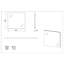 Wood Flat Wall Mirror