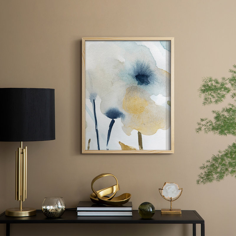 Blooming Wash I, reproduction encadrée - bois massif, H 15 po x l 12 po
