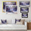 «Sunshine Through Snowy Winter Landscape», reproduction d'art sur toile-1074946174-1074946175