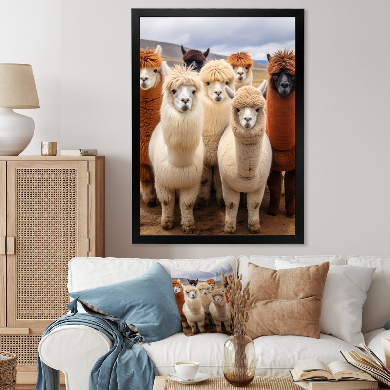 Alcapas Harmony Of Hues - Animals Canvas Art Print, H 40 po x l 30 po x P 1,5 po, Cadre photo noir
