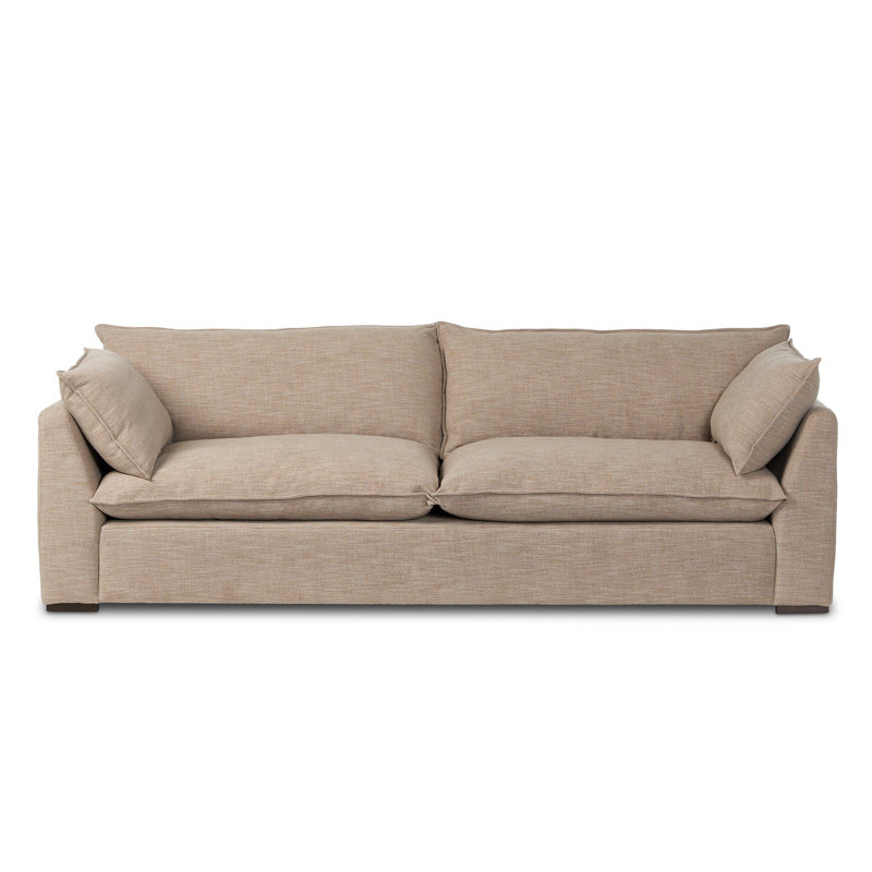 Kosa Sofa, Laken Stone Polyester Blend