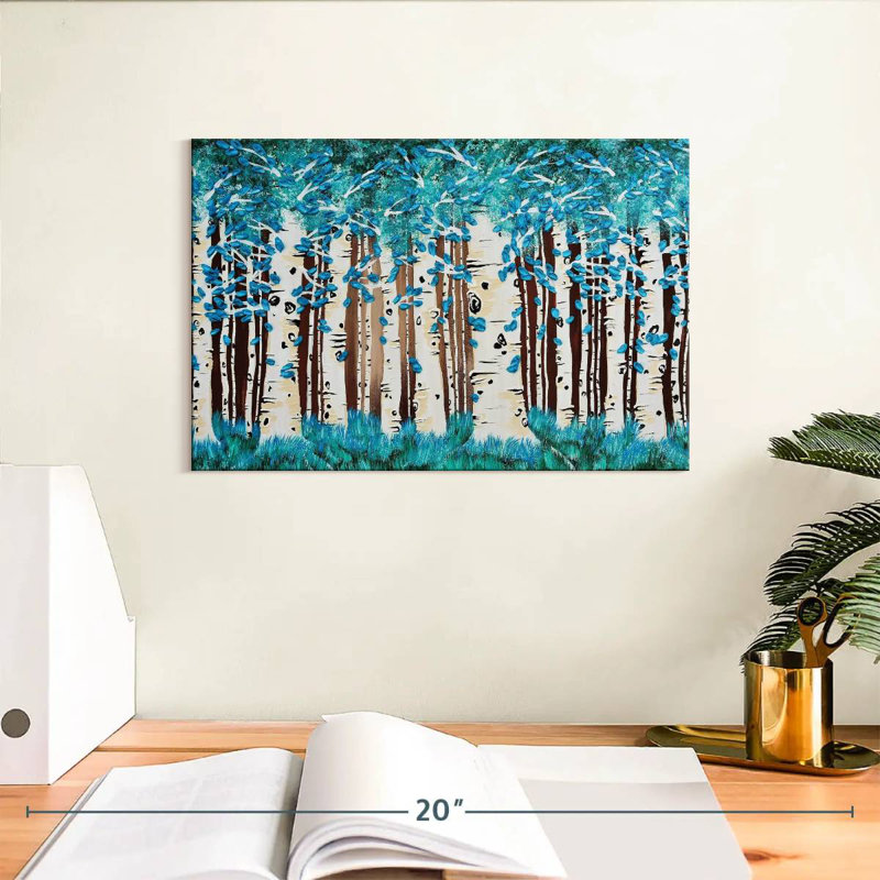 Alvord Turquoise Forest, 8" H x 12" W