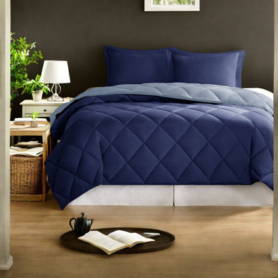 Ensembles de literie réversibles Scotchgard, polyester grand lit, confort moderne