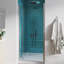 Porte de douche pliante en verre pivotante sans cadre 32 "à 33,25" x H 72 "-115717537