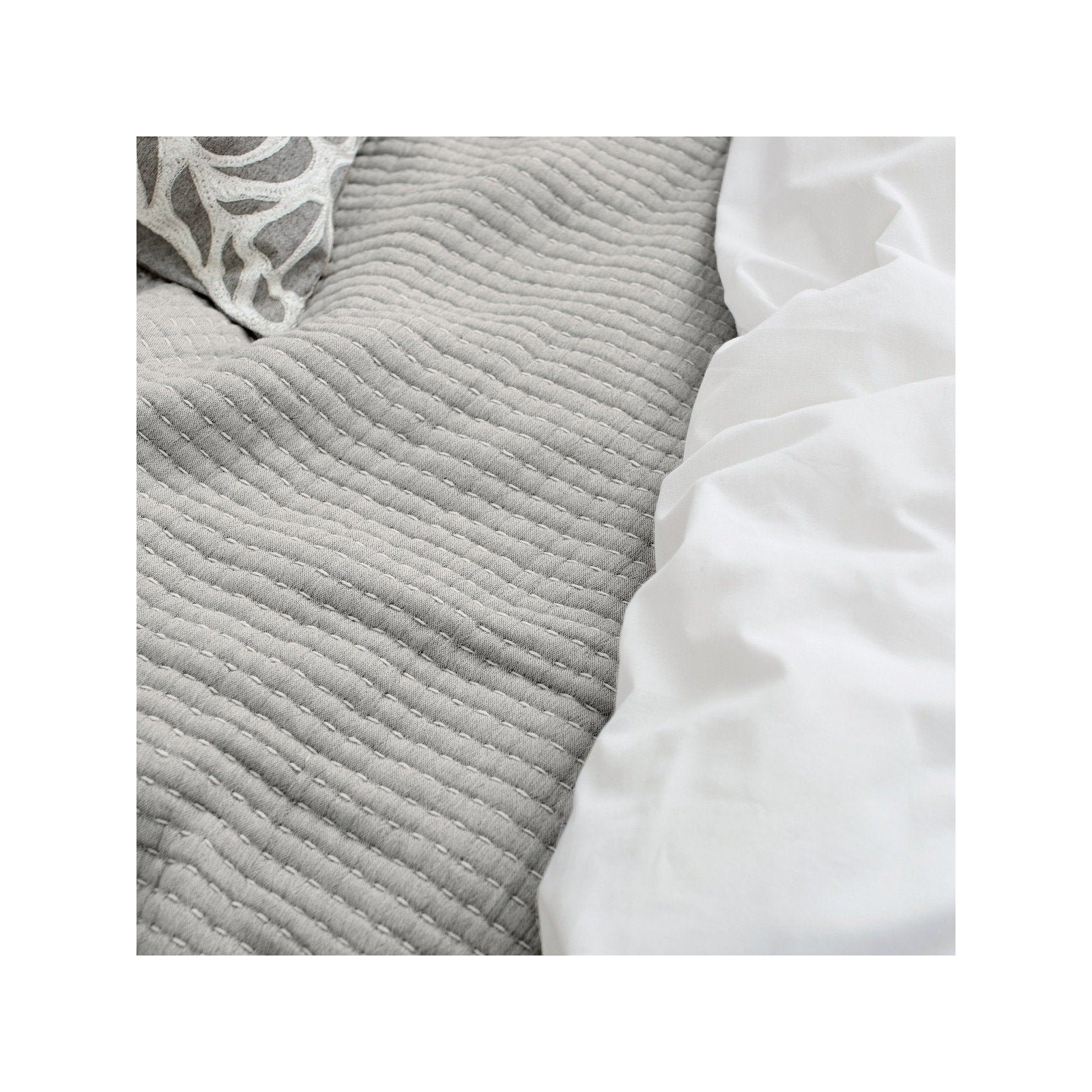 Maybell 100% Cotton Blanket, White, King