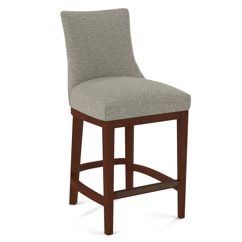 Upholstered Stool, 61585-76, Black
