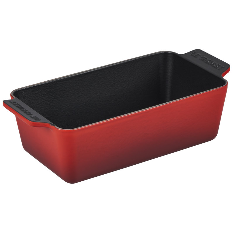 Cerise Enameled Cast Iron 2qt Loaf Pan