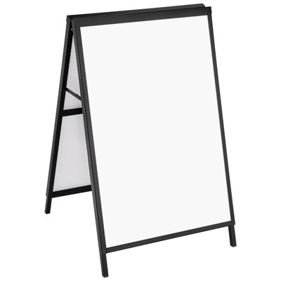 VEVOR A Frame Sidewalk Sign, 24X36 Inch Double-Sided Slide-In Signboard Holder