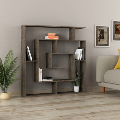 Labirent Bookcase | Modern Maze-Design Freestanding Shelf Unit