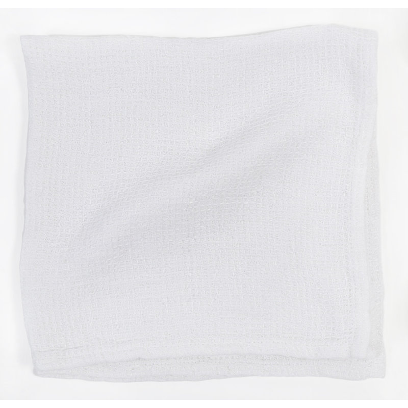 Willows Linen Square Napkins, White