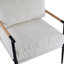 Chaise d'appoint moderne 27,56 po avec coussins moelleux-514253578