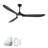 Black Smart Ceiling Fan With Led Light-678035308