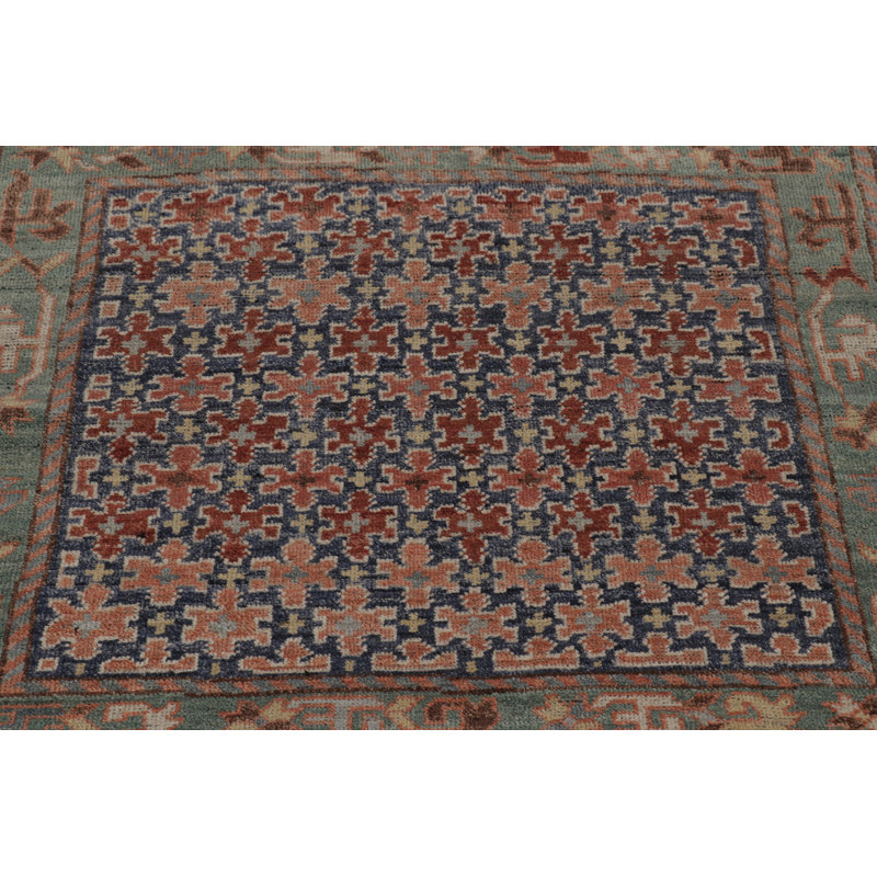 Burano One-of-a-Kind 3'1X3'1 Hand Knotted Area Rug