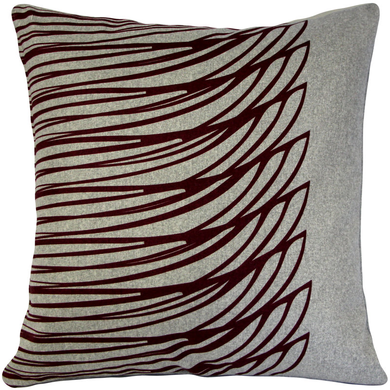 Housse de coussin et insert meri Luonto, Rouge
