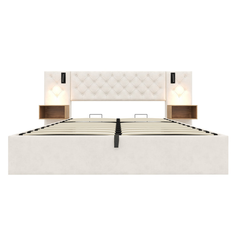 Upholstered Ottoman Storage Bed