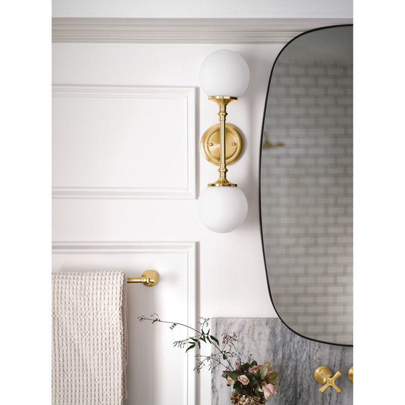 Colinet 24" Wall Mounted Towel Bar, Brushed Gold